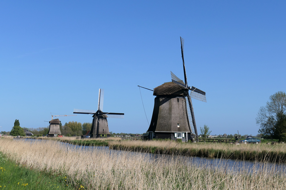 und schöne Windmühlen