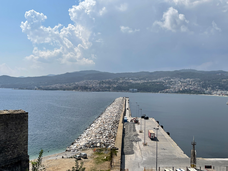 Blick über den Hafen